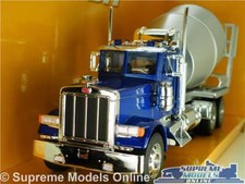 PETERBILT 379 MODEL CEMENT TRUCK LORRY BLUE LARGE 1:32 SCALE AMERICAN USA WELLY