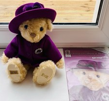 Merrythought Danbury Mint - Rare Platinum Jubilee Bear - Queen Elizabeth II