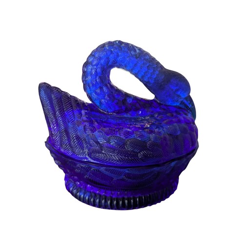 Glass swan nest - swan, candy