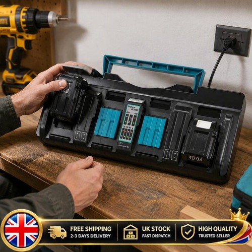 Ports dc18sf fast charger - 4-ports,