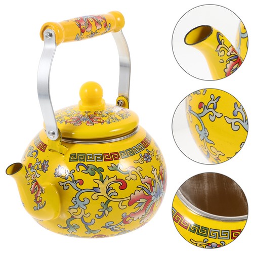 Enamel tea kettle thick coffee - enamel,