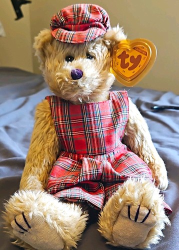 Beige plush teddy - plush, with