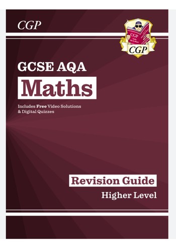 Aqa maths gcse - maths, revision