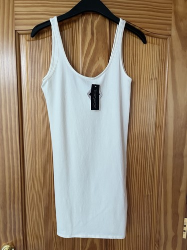 Topshop cream bodycon - bodycon, mini