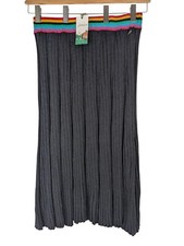 Joules Navy Knitted Skirt