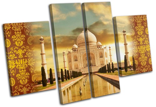 Taj mahal golden - taj, landmarks