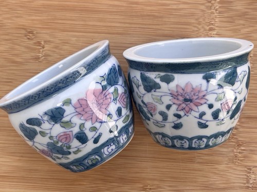 Pair chinese handpainted - ,