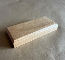 Solid oak display plinth - oak,