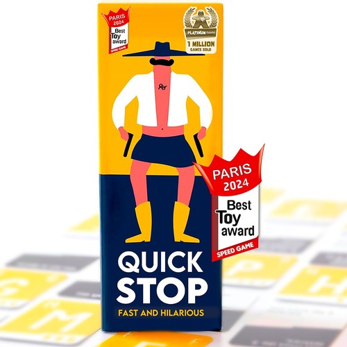 Quickstop card game for - card,