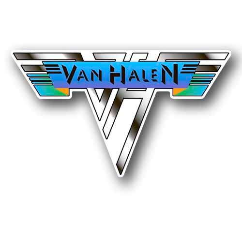 Van halen wide sticker - 5",