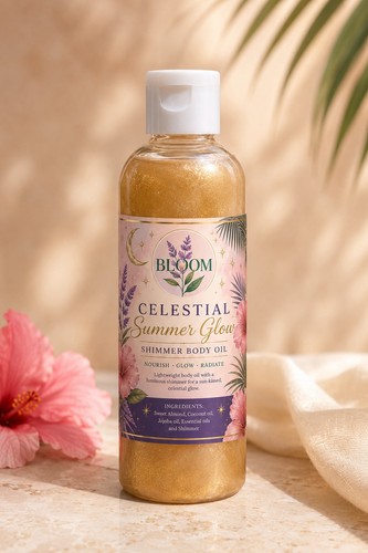 Celestial summer glow body oil - glow,
