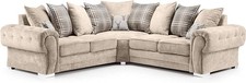 Beige 5 Seater Corner Sofa