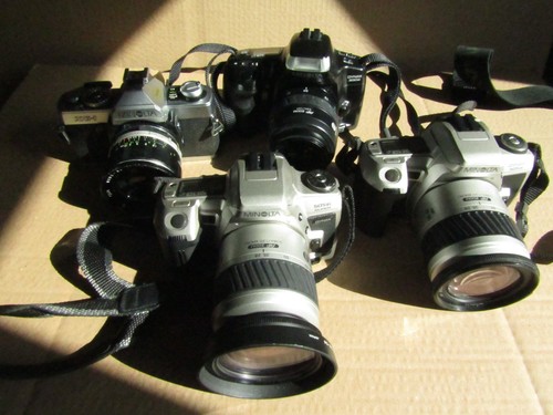 Assorted vintage minolta - vintage, film
