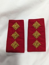 British Army Nursing Rank Slides Captain (Pair)