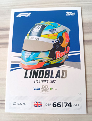 Topps formula lindblad - formula, 1