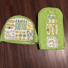 Vtg 1960's Quilted Green