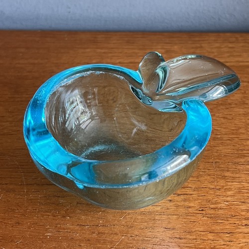 Vintage blue glass - vintage, dish