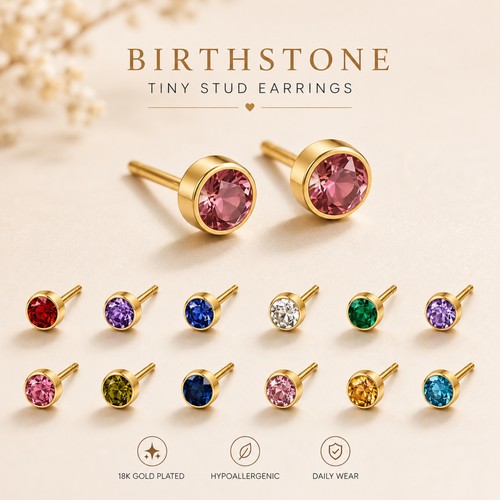 Carat gold plated ear - carat,