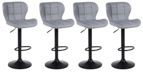 Set grey bar - of, stools