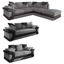 Dino Black & Grey Large Corner