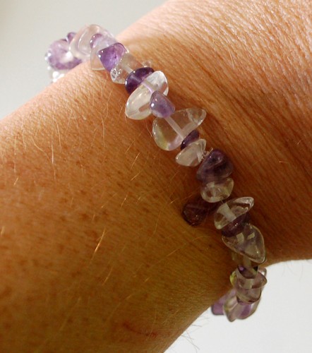 Amethyst clear quartz - amethyst, &
