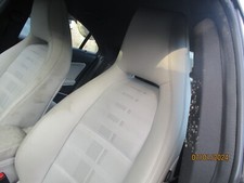 MERCEDES BENZ CLA 2016 C117 NSF PASSENGER FRONT COMPLETE SEAT CREAM HALF LEATHER