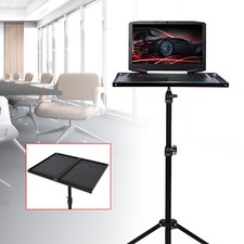 Adjustable Tripod Projector Stand Table w/ Tray for Laptop DJ Karaoke Holder NEW