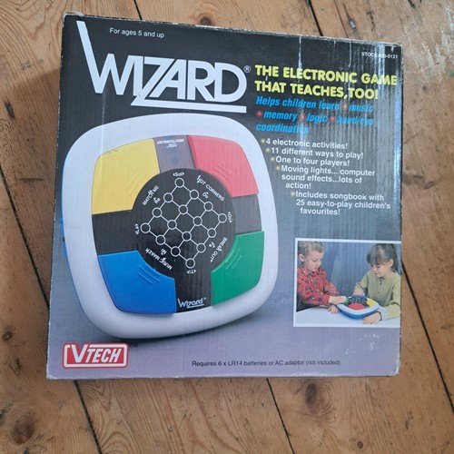 Retro electronic game wizard - retro,