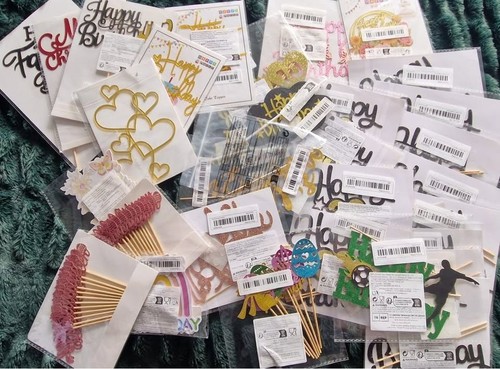 Cake topper job lot - topper, plus