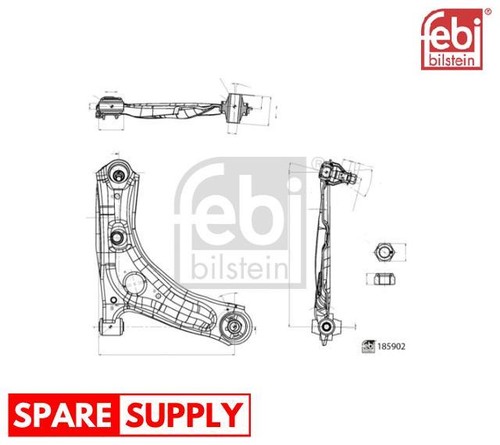 Control trailing arm - control/trailing, arm,