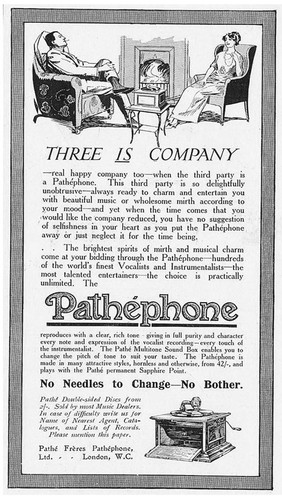 Pathephone record player - pathephone,