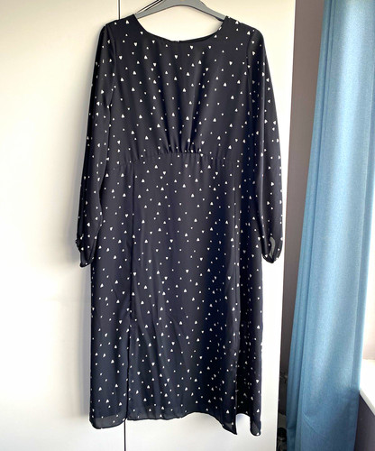 Evans shift dress black - evans, &