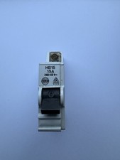 Wylex HB15 15A Type 2 MCB BS
