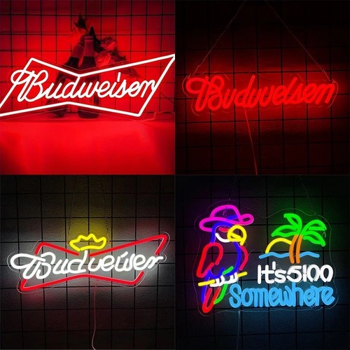 Budweiser beer neon - beer, led