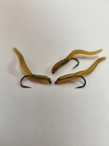 Brown worms fly - worms, fishing