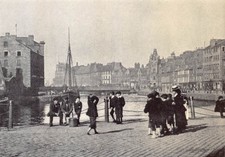 Shore Leith c1908 Villages Edinburgh City Libraries Postcard (A29) Repro