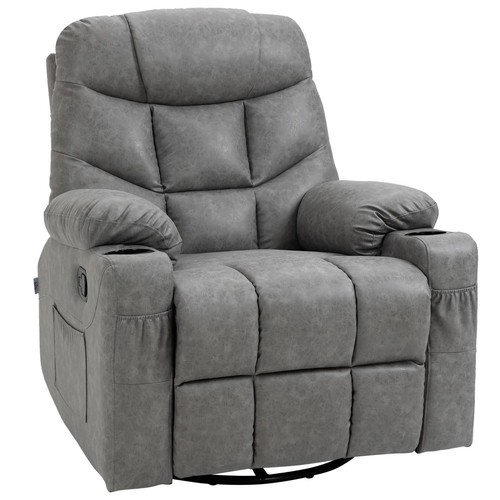 Manual recliner leather - manual, chair