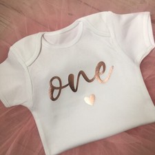 First Birthday Vest Baby Girls