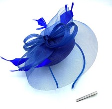 Ladies Feather Beak Clip / Aliceband Fascinator Weddings Races Royal Ascot