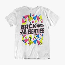 Back To The EIGHTIES Mens  T-Shirt FANCY DRESS 80`s Party Weekend Costume