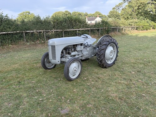 Grey massey ferguson tractor - ferguson,