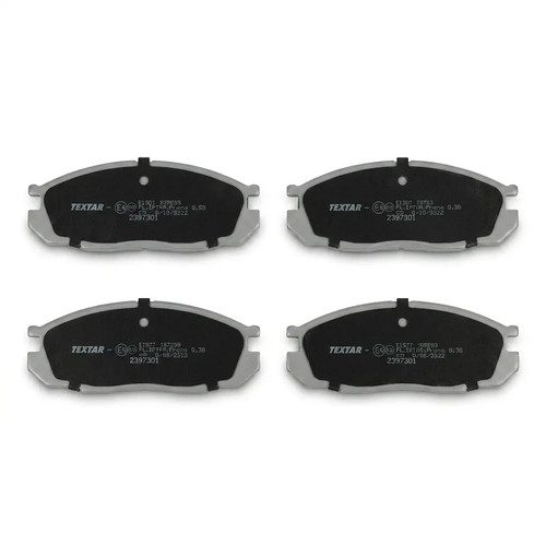 Brake pads rear axle 51136 - rear,