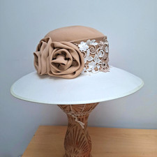 Wedding Hat Women Wide Brim