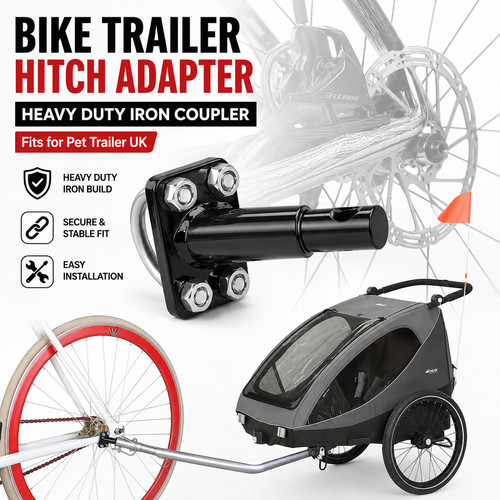 Bike trailer hitch adapter - bike,