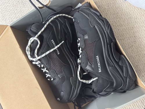 Mint balenciaga triple shoe - mint,