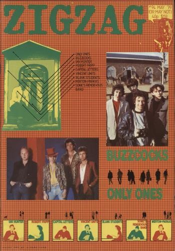 Buzzcocks zig zag magazine - buzzcocks,