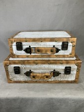 Lot Of 2 Vintage Style Wooden
