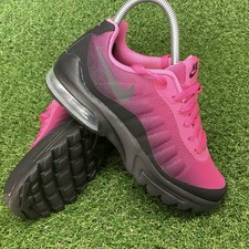 LADIES GIRLS NIKE AIR MAX INVIGOR PINK BLACK WATERMELON TRAINERS SIZE 3 (B16)
