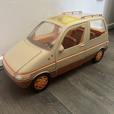 Mattel Barbie Picnic Mini Van Playset Dolls 1995 Vintage