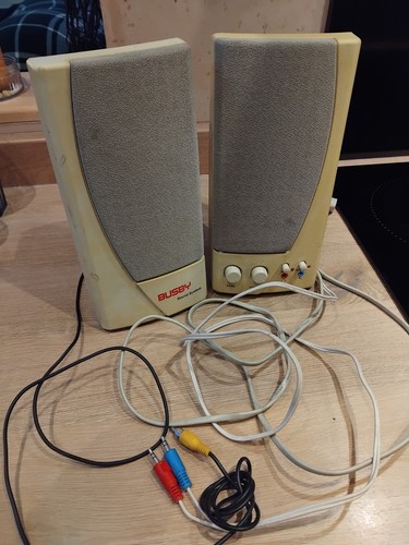 Vintage busby audio speakers - vintage,